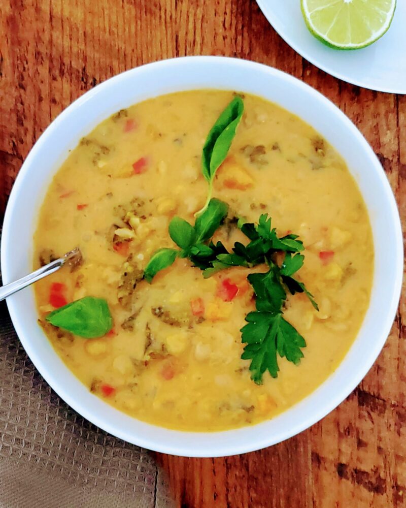Coconut Curry Butternut Squash and Vegetable Stew